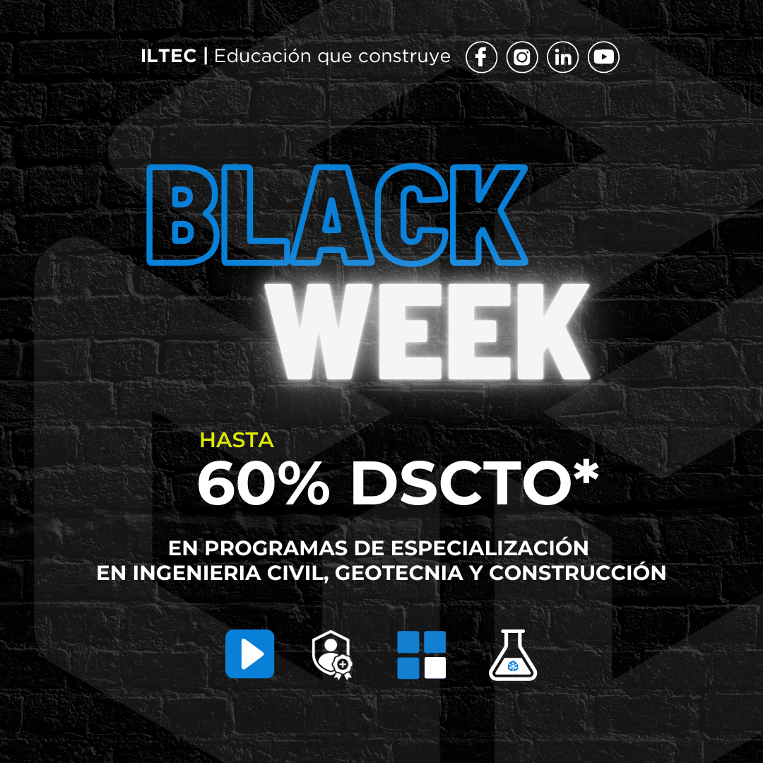 Black Week ILTEC - Hasta 60% dscto en programas de especialización