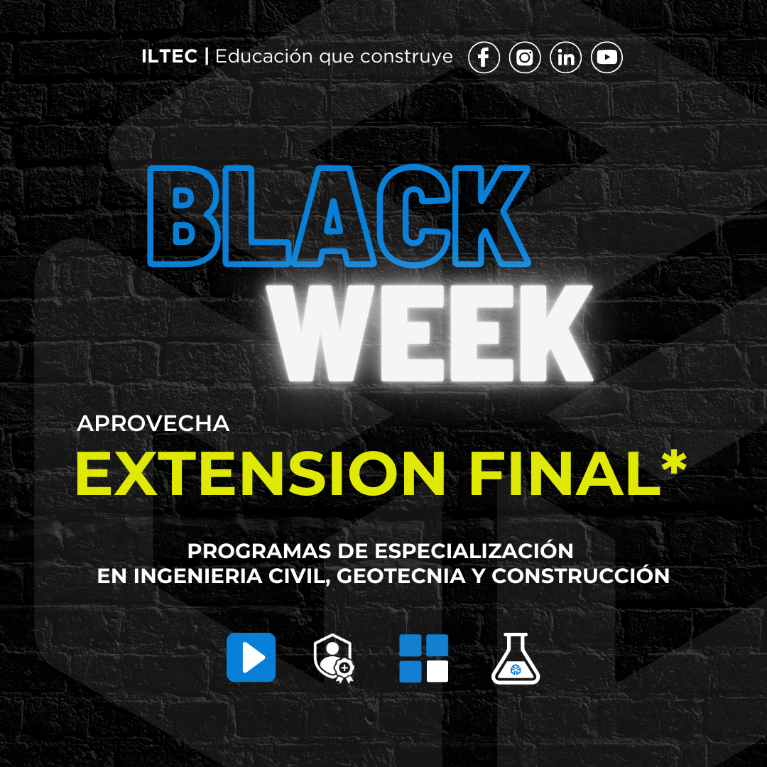 Black Week ILTEC - Hasta 60% dscto en programas de especialización