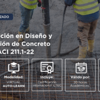 Actualización en Diseño y Dosificación de Concreto Método ACI 211.1-22